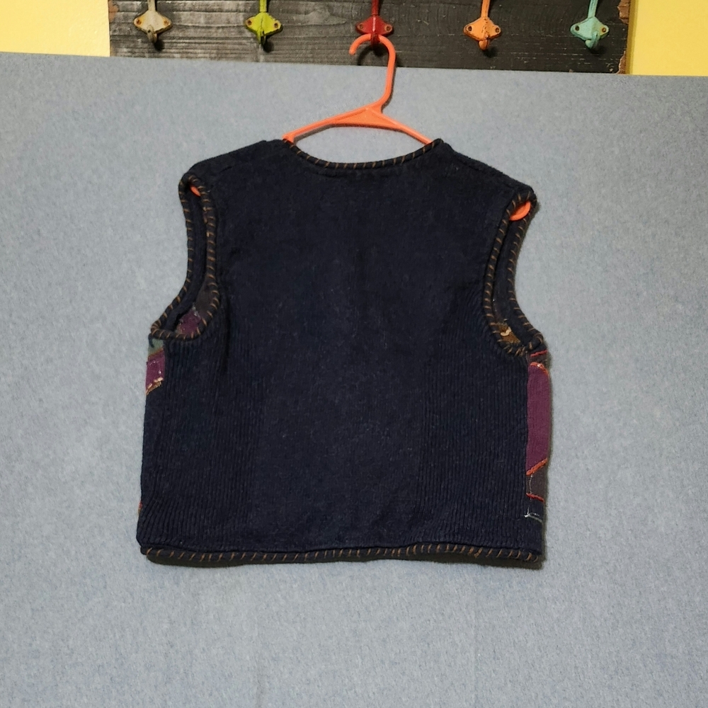 Sigrid Olsen Sport Abstract Knit Sweater Vest. Si… - image 2